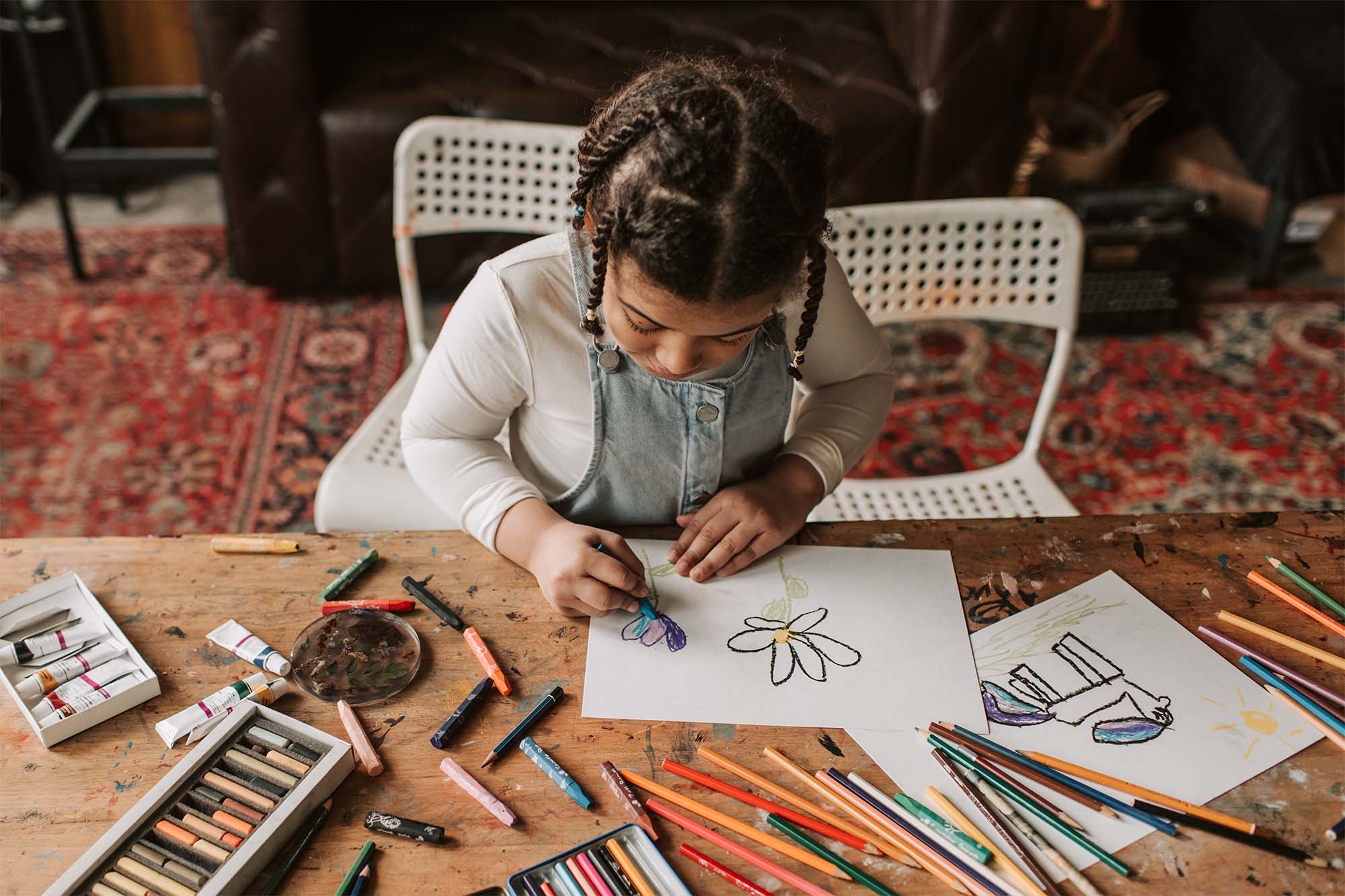 Young child drawing art